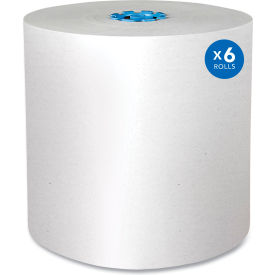 Pro Hard Roll Paper Towels w/ Absorbency Pockets, 1-Ply, 7-1/2"Wx900'L, Blue Core,6Rolls