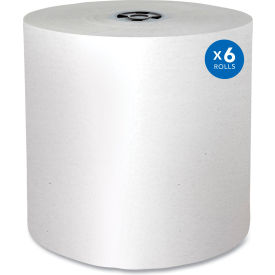 Pro Hard Roll Paper Towels w/ Absorbency Pockets, 1-Ply, 7-1/2"Wx900'L, Grey Core, 6 Rolls