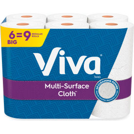 Multi-Surface Cloth Kitchen Roll, 2-Ply, 11"W x 5-7/8'L, 83/Roll, 24 Rolls
