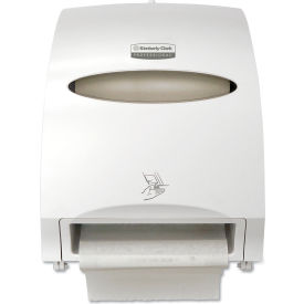 Electronic Hard Roll Paper Towel Dispenser, White