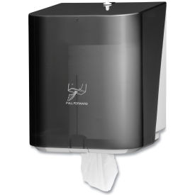 In-Sight Sr. Center Pull Paper Towel Dispenser, Smoke