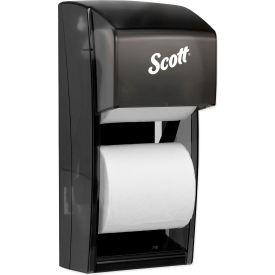 Essential SRB Standard Double Tissue Dispenser, Transparent Smoke