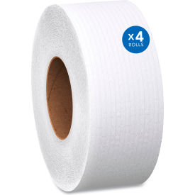 Essential JRT Bathroom Tissue, Septic Safe, 2-Ply, 1000', White, 4 Rolls/Case