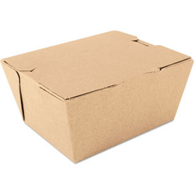 ChampPak Carryout Boxes, #1, 4-3/8"L x 3-1/2"W x 2-1/2"H, Kraft, 450/Carton