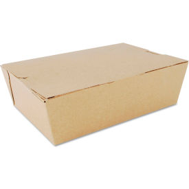 ChampPak Carryout Boxes, #3, 7-3/4"L x 5-1/2"W x 2-1/2"H, Kraft, 200/Carton