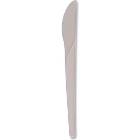 Mediumweight Plantware Compostable Knives, Pearl White, 50/Pack, 20 Pack/Carton