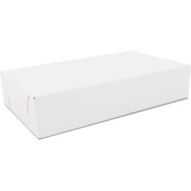Two-Piece Sausage & Meat-Patty Boxes, 12"L x 7"W x 2-1/2"H, White, 100/Carton