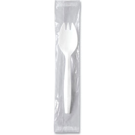 Regal Mediumweight Individually Wrapped Sporks, Polypropylene, White, 1000/Carton