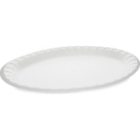 Placesetter Satin Dinnerware Platter, 11-1/2"L x 8-1/2"W, White, 500/Carton
