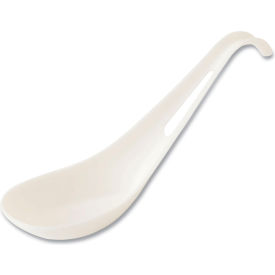 Mediumweight Asian Soup Spoons, TPLA Compostable, White, 500/Carton