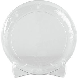 6" Dia., Clear, 18 Plates/Pack, 10 Packs/Carton