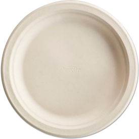 PaperPro Round Plates, 6" Diameter, White, 125 plates/pack x 8 packs/carton