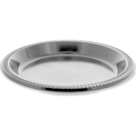 Impact Plastic Dinnerware Plates, 10-1/4" Dia., Black, 500/Carton