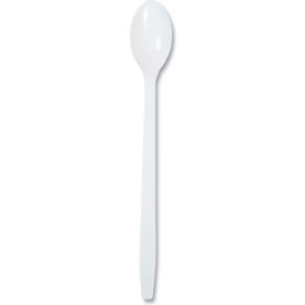 Mediumweight Soda Spoons, Polypropylene, White, 1000/Carton