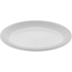 Impact Plastic Dinnerware Plates, 8-7/8" Dia., White, 400/Carton