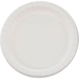 Bare Eco-Forward Clay-Coated Paper Plates, 8-1/2" Dia., White, 125/Pack, 4 Packs/Carton