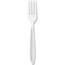 Impress Heavyweight Full-Length Forks, Polystyrene, White, 100/Carton