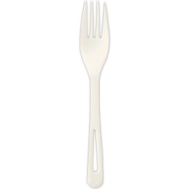 Mediumweight Forks, TPLA Compostable, White, 1000/Carton