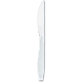 Impress Heavyweight Full-Length Knives, Polystyrene, White, 100/Box, 10 Boxes/Carton