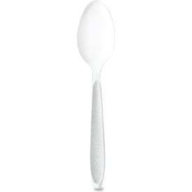 Impress Heavyweight Full-Length Teaspoons, Polystyrene, White, 100/Box, 10 Boxes/Carton