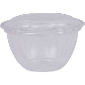 Renewable & Compostable Container, 18 oz. Capacity, 5-1/2" Diameter, Clear, 150/Carton
