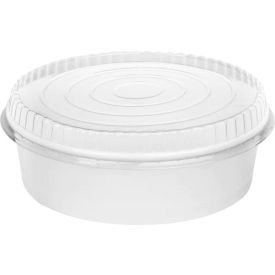 Plastic Lids, Fits 32, 48 oz. Paper Buckets, Clear, Plastic, 270/Carton