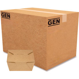 Reclosable Take-Out Boxes, 30 oz. Capacity, 5-1/16"L x 4-1/4"W x 2-3/8"H, Kraft, 450/Carton