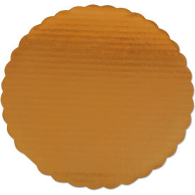 Single Wall Cake Pad, 14" Dia. x 1/8"H, Gold, 100/Carton