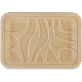 Fiber Tray, 5-11/16"W x 8-3/16"D x 5/8"H, Natural, Pack of 500