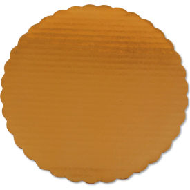 Single Wall Cake Pad, 10" Dia. x 1/8"H, Gold, 200/Carton