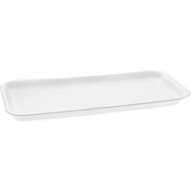 Supermarket Tray, 10-3/4"W x 5-11/16"D x 5/8"H, White, Pack of 500