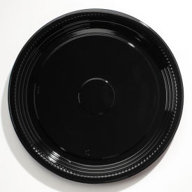 Caterline Casuals Thermoformed Platter, 16"Dia., Black, Pack of 25