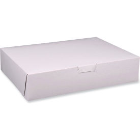 Standard Bakery Boxes, 19"L x 14"W x 4"H, White, 50/Carton