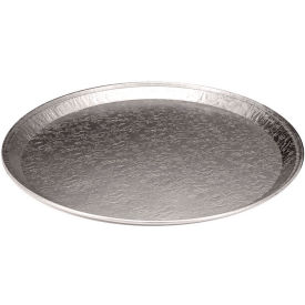 Aluminum Embossed Tray, 16"Dia., Silver, Pack of 25