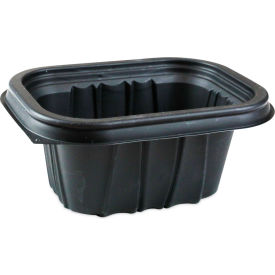 Entree2Go Takeout Container, 12 oz. Capacity, Black, 600/Carton