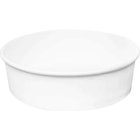 Food Bucket, 48 oz. Capacity, 8" Dia. x 2-3/8"H, White, 270/Carton