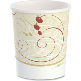 32 oz. Capacity, 4-1/2" Dia. x 7"H, Symphony Design, 25/Pack, 20 Packs/Case