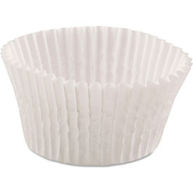 Fluted Bake Cups, 4-1/2" Dia. x 1-1/2"H, White, Pack of 10000