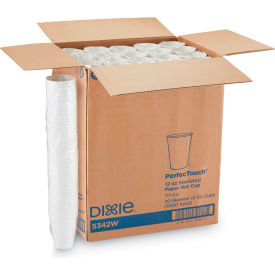 PerfecTouch Hot/Cold Cups, 12 oz. Capacity, White, 50/Bag