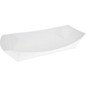 Paperboard Boat Basket, 7-1/16"W x 1-3/4"D x 1-7/16"H, White, Pack of 1000