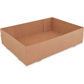 Kraft Donut Tray, 13-1/2"W x 9-7/8"D x 3-3/8"H, Brown, Pack of 150