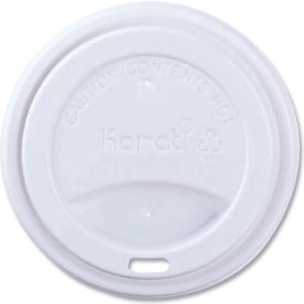 Hot Cup Sipper Lids, Fits 10 - 24 oz. Paper Cups, White, 1000/Carton