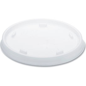 Plastic Cold Cup Lids, Fits 8 - 9 oz. Cups, Translucent, 100/Pack, 10 Packs/Carton