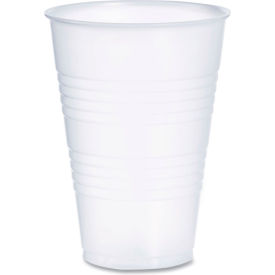 14 oz. High-Impact Polystyrene Cold Cups, Translucent, 50/Sleeve, 20 Sleeves/Carton