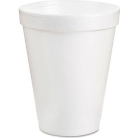 Foam Drink Cups, 8 oz. Capacity, White, 25/Pack