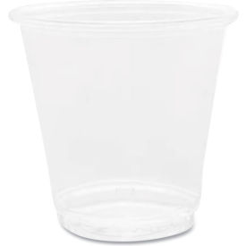 PET Plastic Cups, 3 oz. Capacity, Clear, 2500/Carton