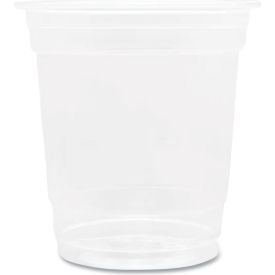 PET Plastic Cups, 8 oz. Capacity, Clear, 1000/Carton