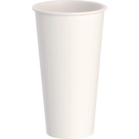 Thermoguard Paper Hot Drink Cups, 20 oz. Cap, White Sustainable Forest Design, 600/Carton
