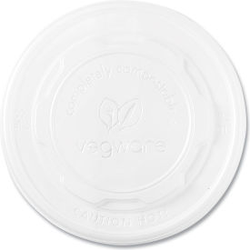 Flat Hot Lids, Fits Soup Containers, White, 500/Carton