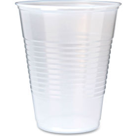 RK Ribbed Cold Drink Cups, 9 oz. Capacity, Clear, 100/Sleeve, 25 Sleeves/Carton